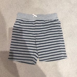 J crew striped sweat shorts